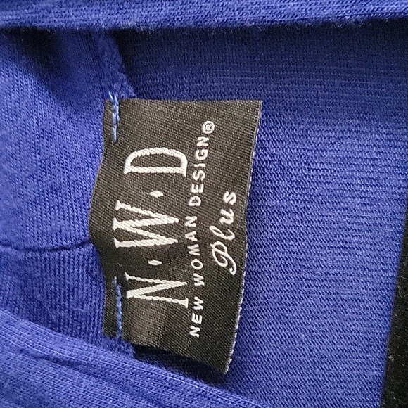 Bright Blue 3/4 Sleeve Cardigan - Picture 6 of 8